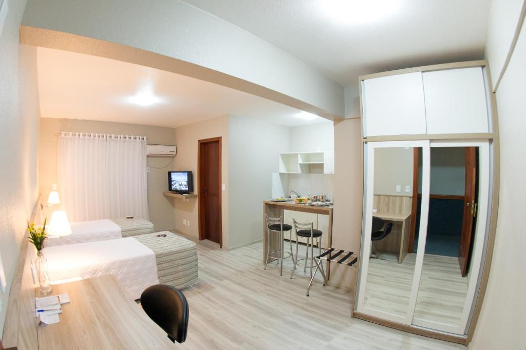 Aquarius Hotel Flat Residence سانتا كروز دو سول الغرفة الصورة