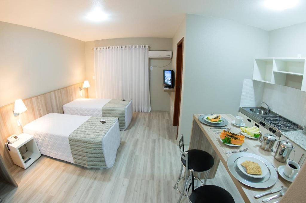 Aquarius Hotel Flat Residence سانتا كروز دو سول الغرفة الصورة